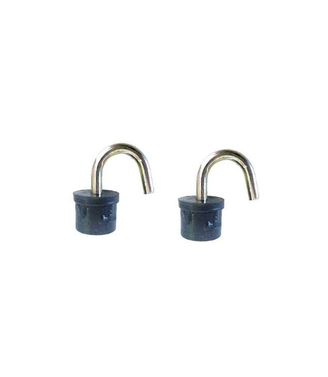 W4 - Extrémité pour mât de l'auvent (Noir / Argenté) (19 mm) - UTMD407