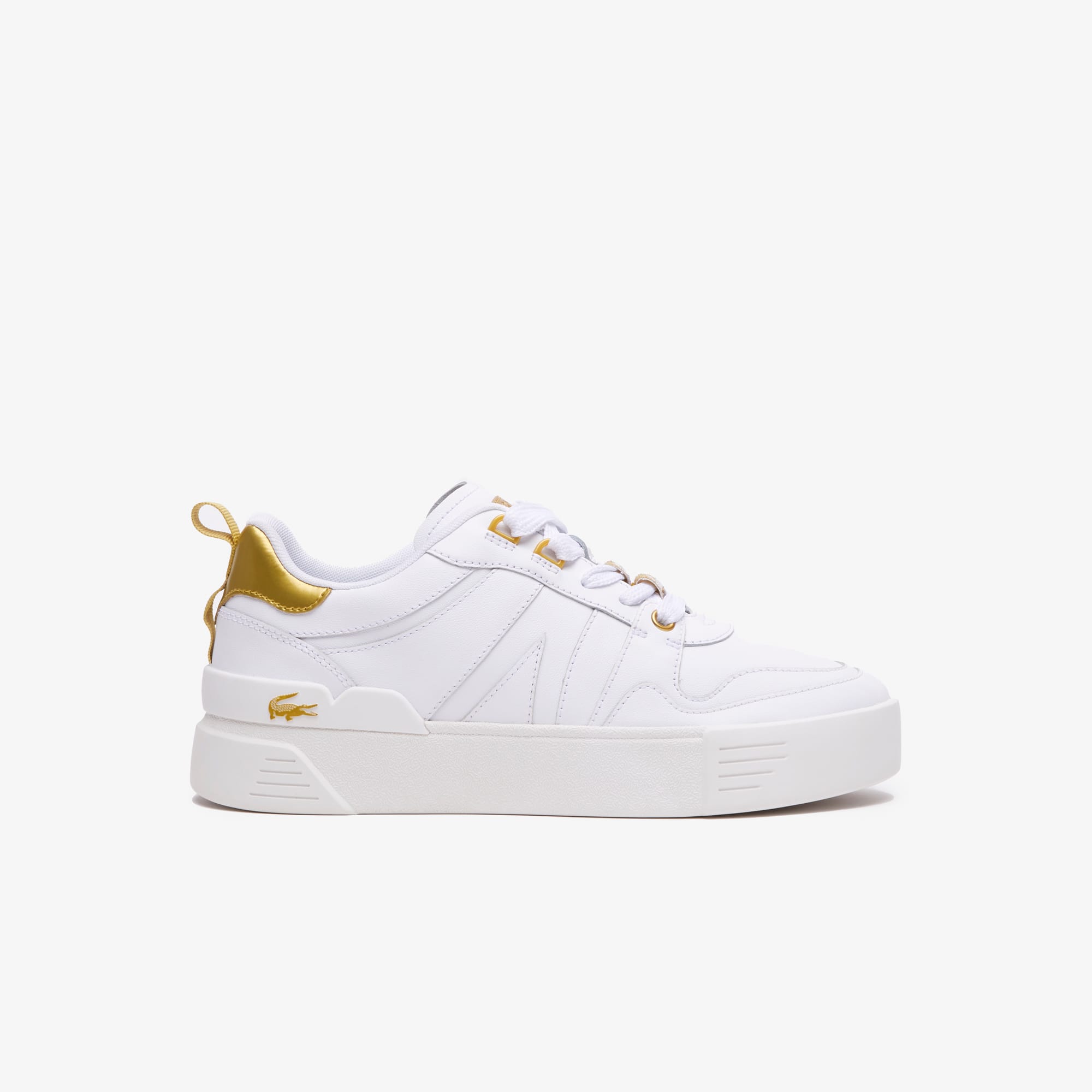 Sneakers L002 femme Lacoste en cuir Sneakers - Blanc - Lacoste - Femme