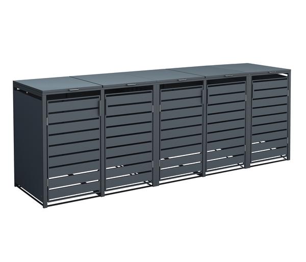 Westmann Mülltonnenverkleidung Kubus 5er Box,