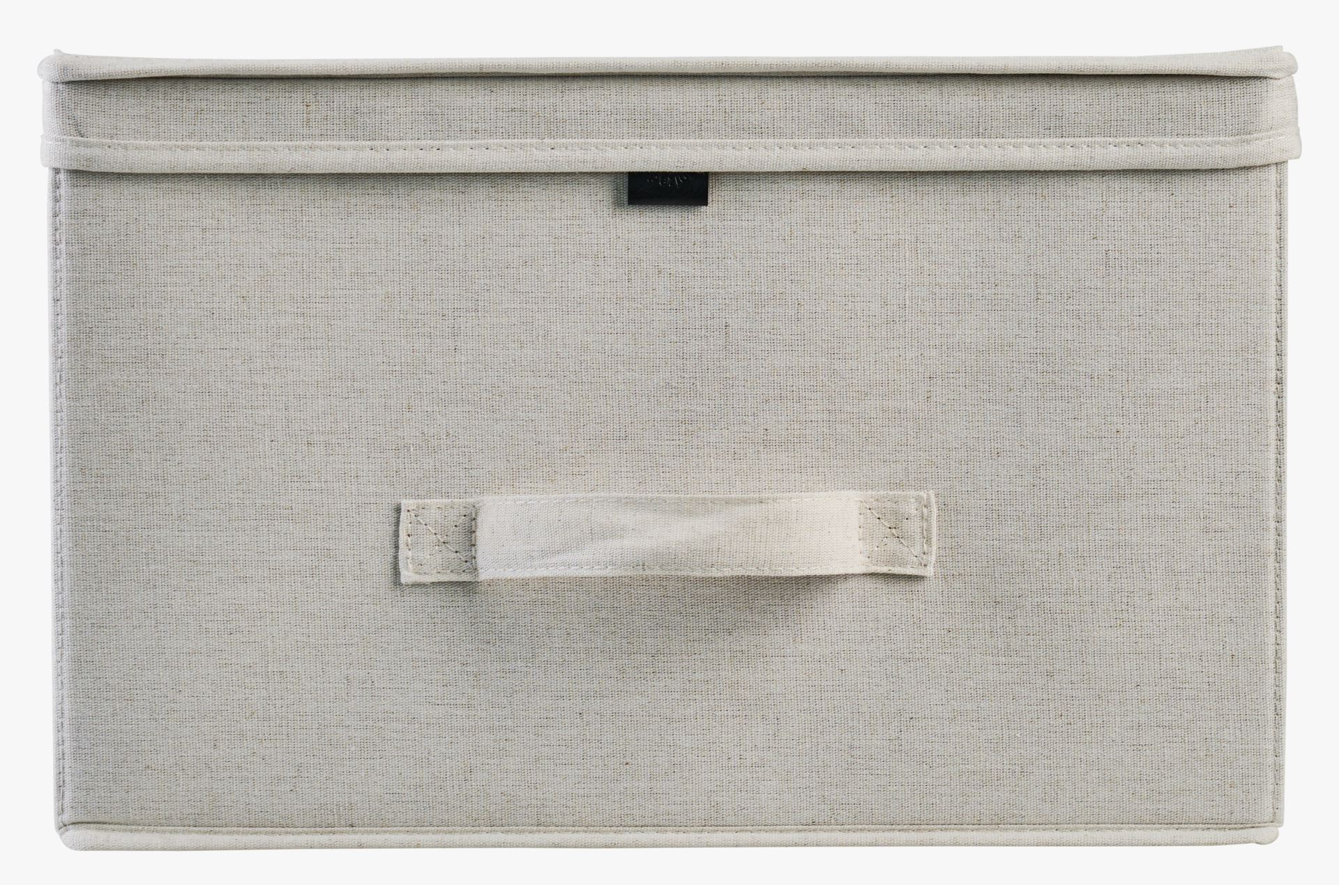 Oppbevaringsboks lys natur - 45x45x20 cm