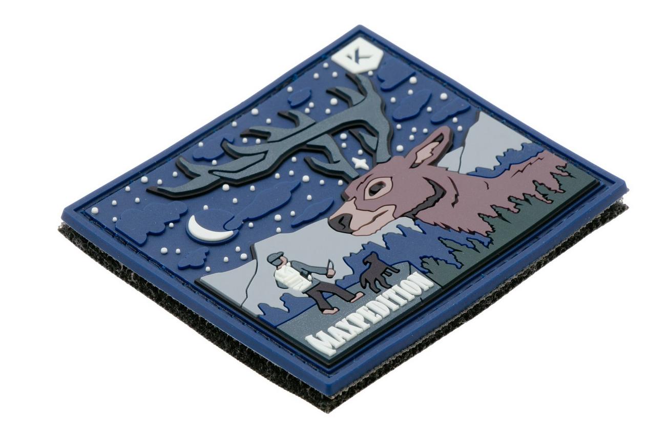Maxpedition HBRTN Hubertus 3D Morale Patch GLOW, patch, Knivesandtools Exclusive