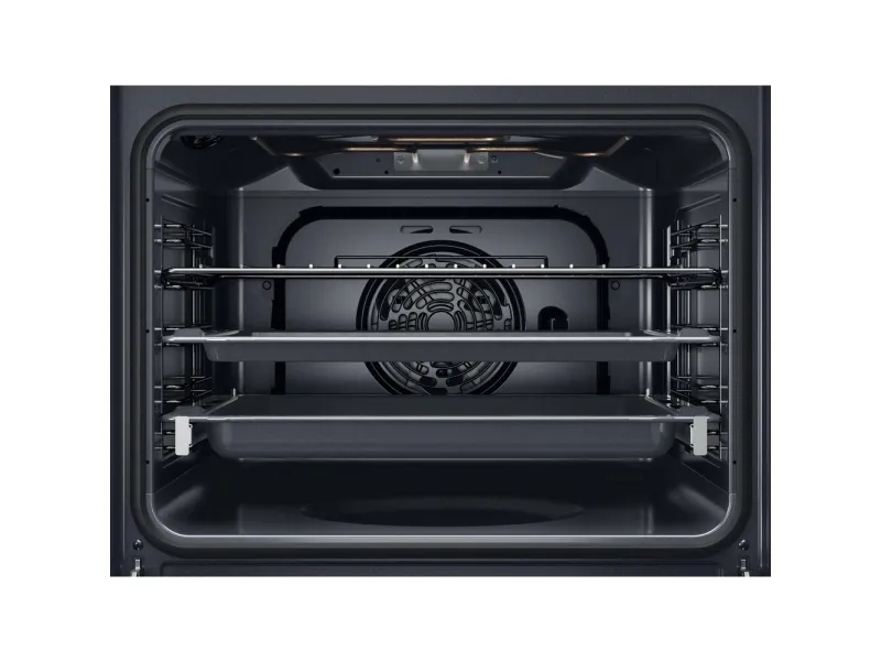 Whirlpool OMR58HU1B - Ovn - til indbygning - niche - bredde: 56 cm - dybde: 56 cm - højde: 58.3 cm - med selv-rengøring - Klasse A  - sort