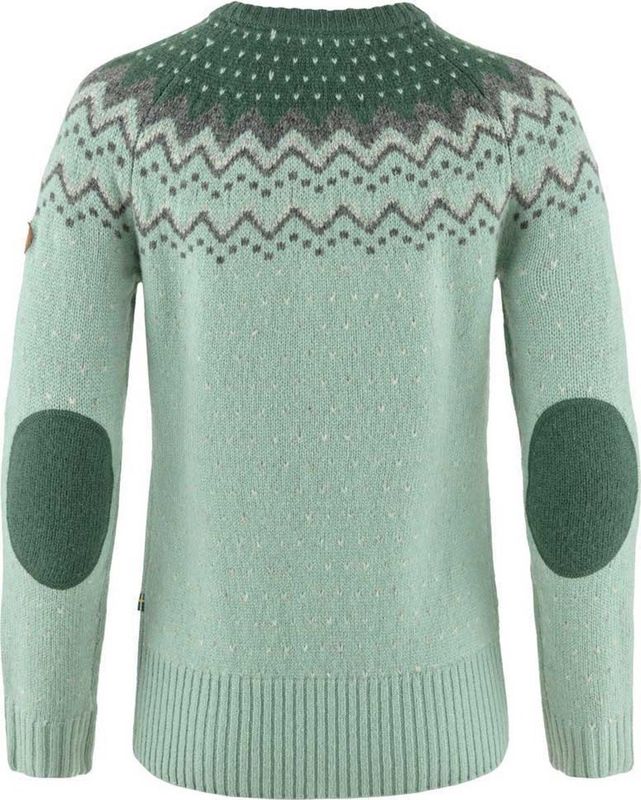 Trui - Gebreid - Groen - 100% Wol