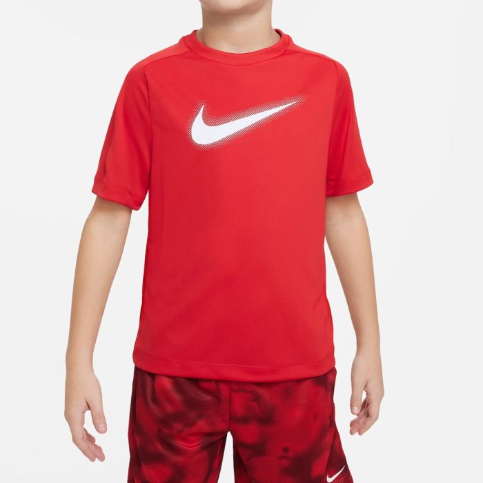 Nike Junior T-shirts Dri-FIT Multi+ Graphic Short Sleeve Tee Rød