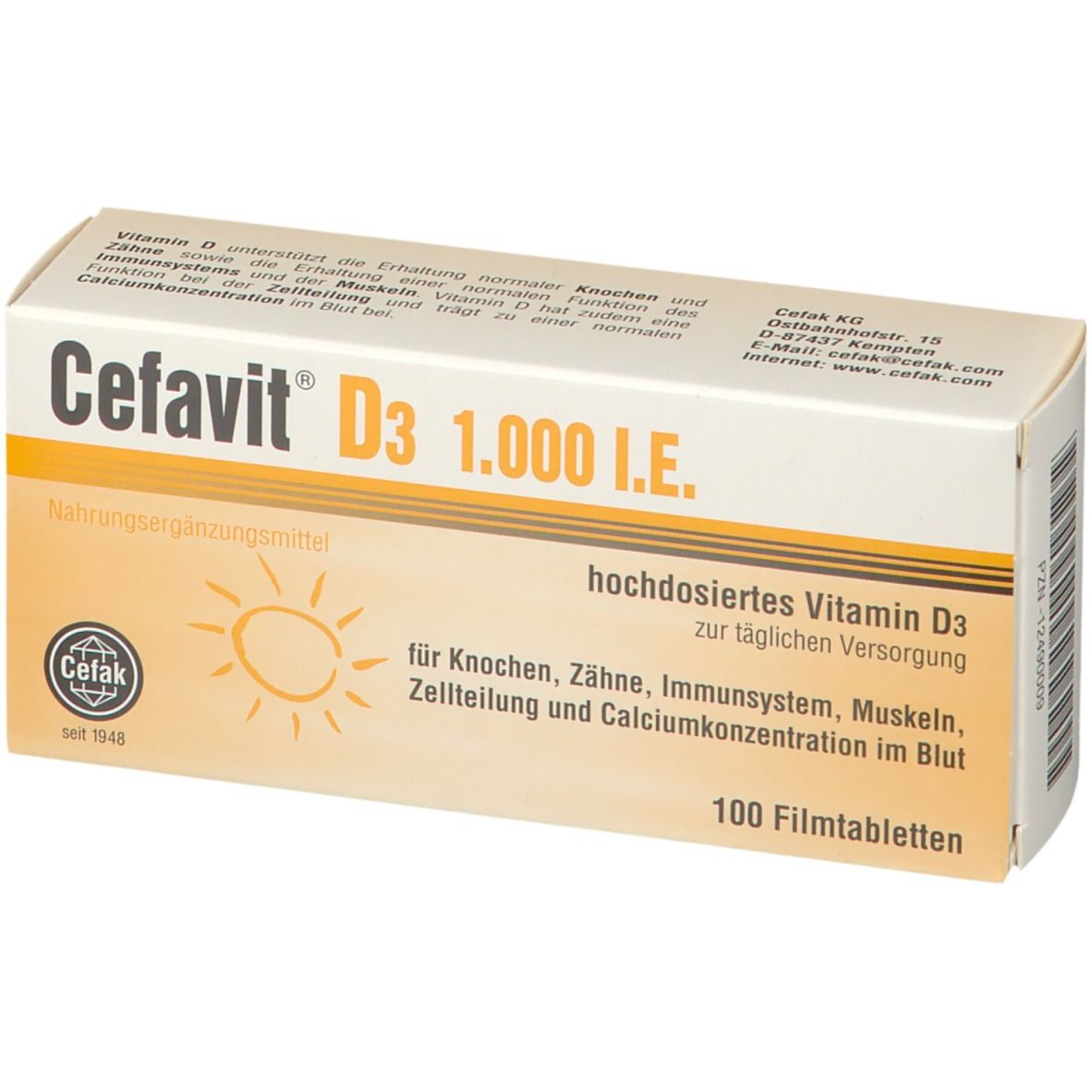 Cefavit® D3 1.000 I.E.