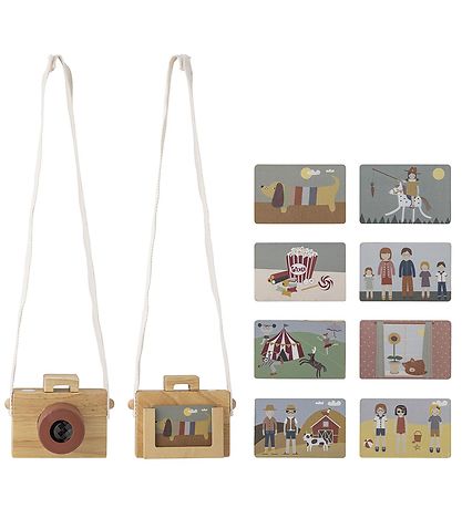 Bloomingville Mini Spielzeugkamera - Holz - Dalton - Natur