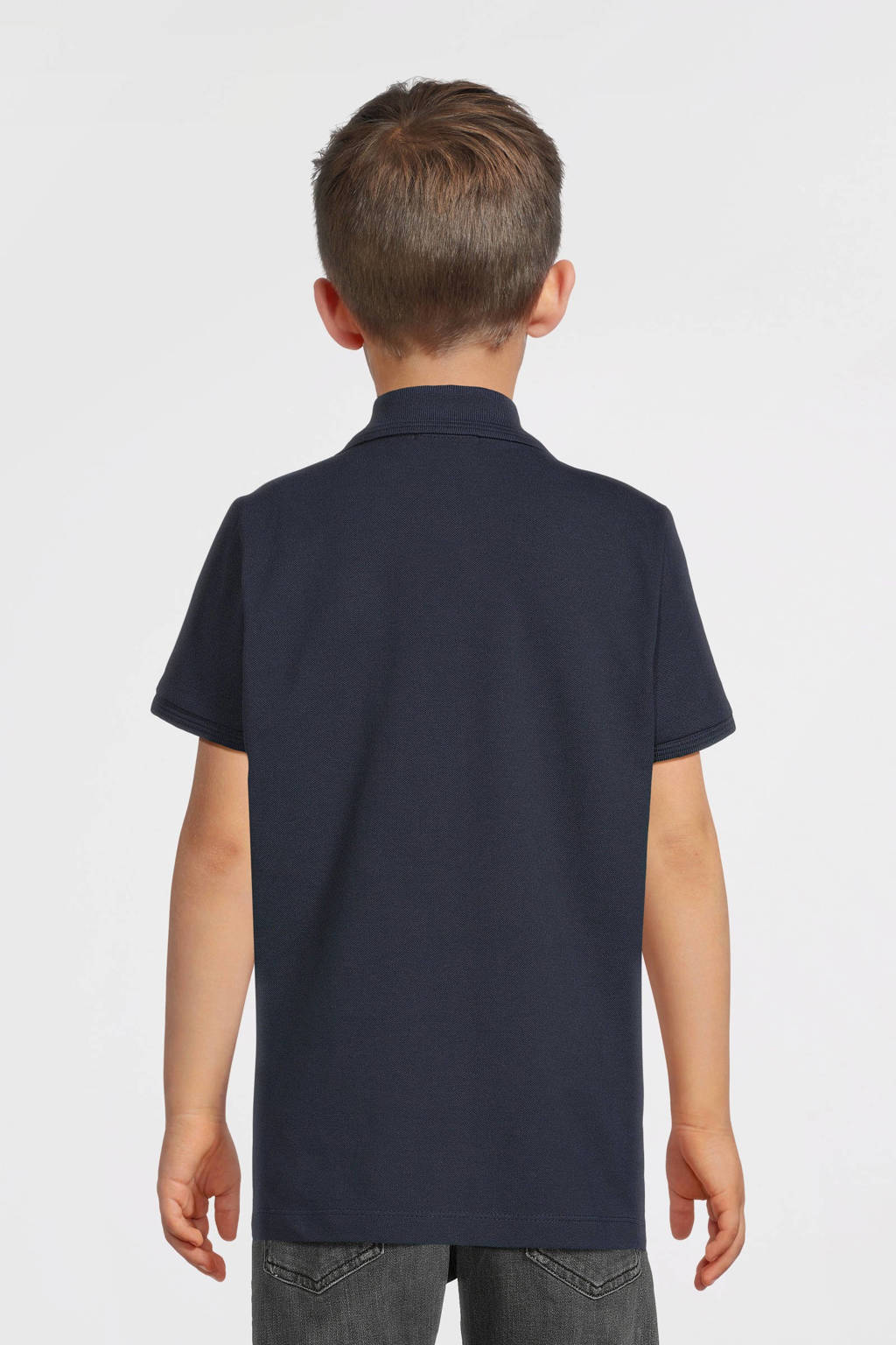 REPLAY polo donkerblauw