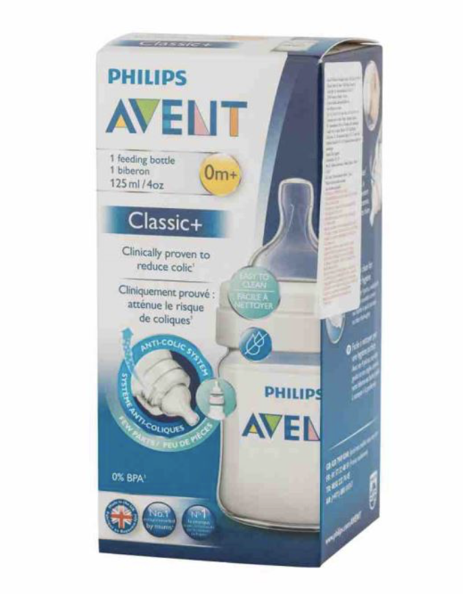 AVENT BIBERON CLASSIC+ PP 125 ML / 4OZ