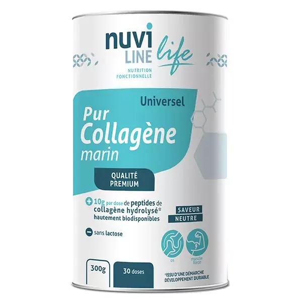 Nuviline Colágeno Marinho Neutro Puro Universal 300g