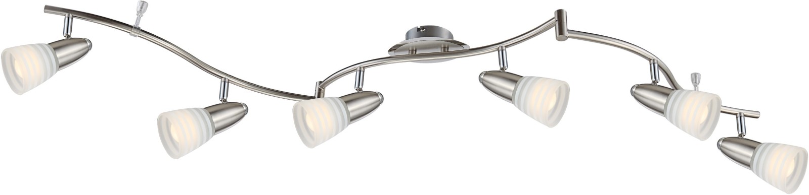 LED-Deckenstrahler - Chrom - 6-flammig
