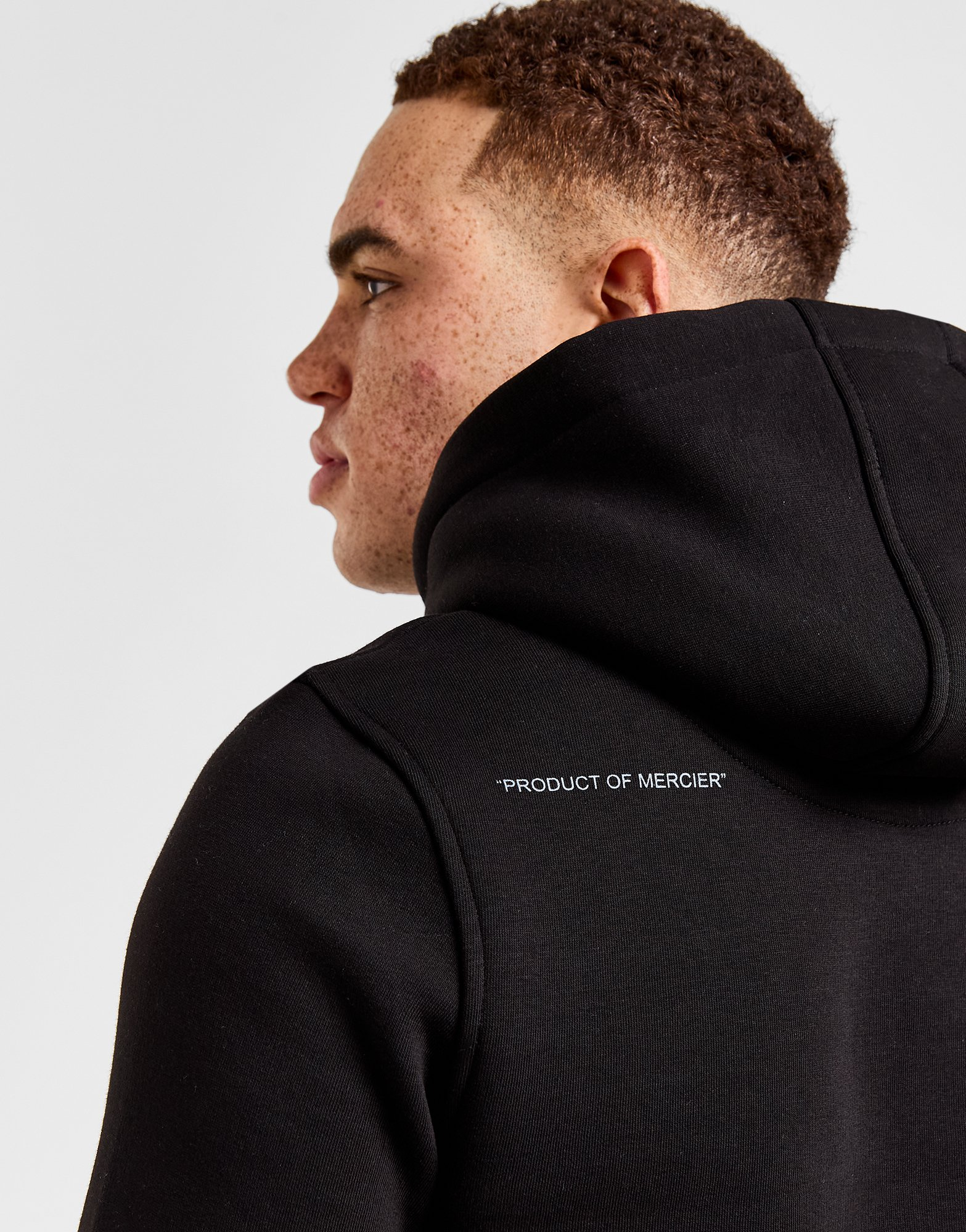 MERCIER Sweat à capuche Mono Badge Homme