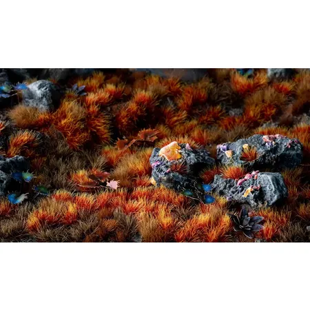 Gamer Grass Basis Gestaltung Alien Feuer Büschel 6 mm, 70er Packung