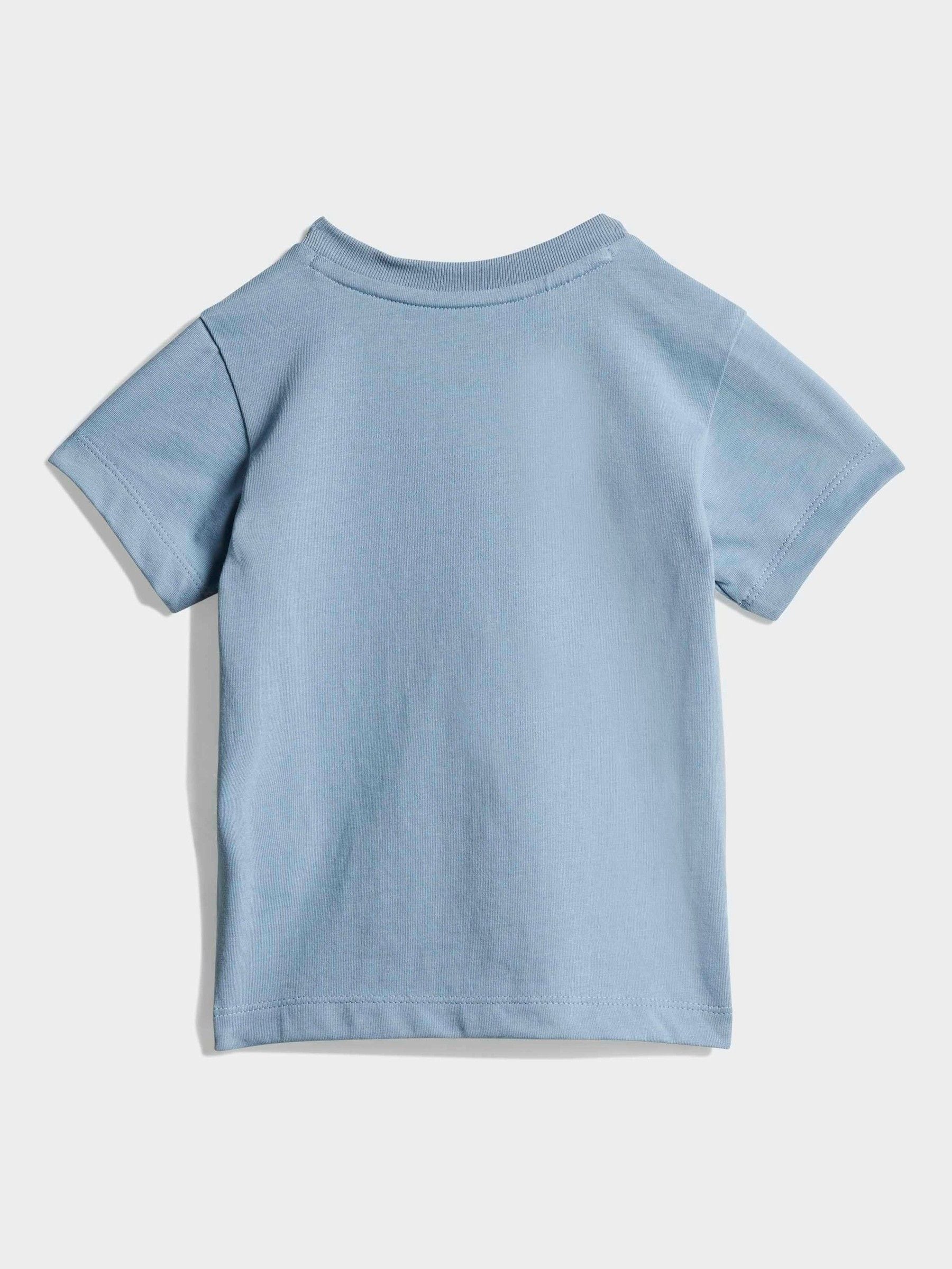 Blauw - adidas Originals T-Shirt and Shorts Set Infant Kids