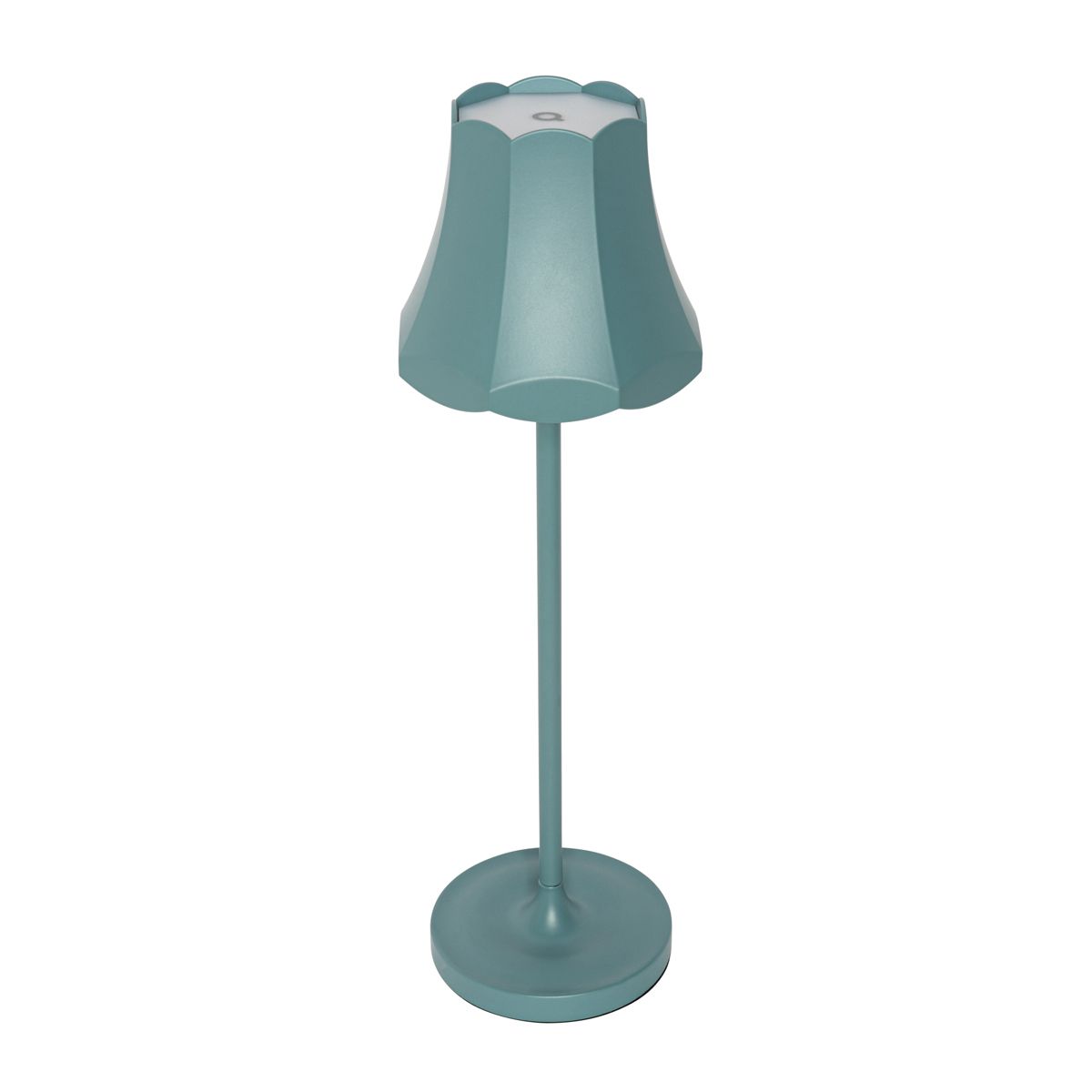 Set van 2 retro tafellampen mineraal blauw oplaadbaar IP44 - Granny