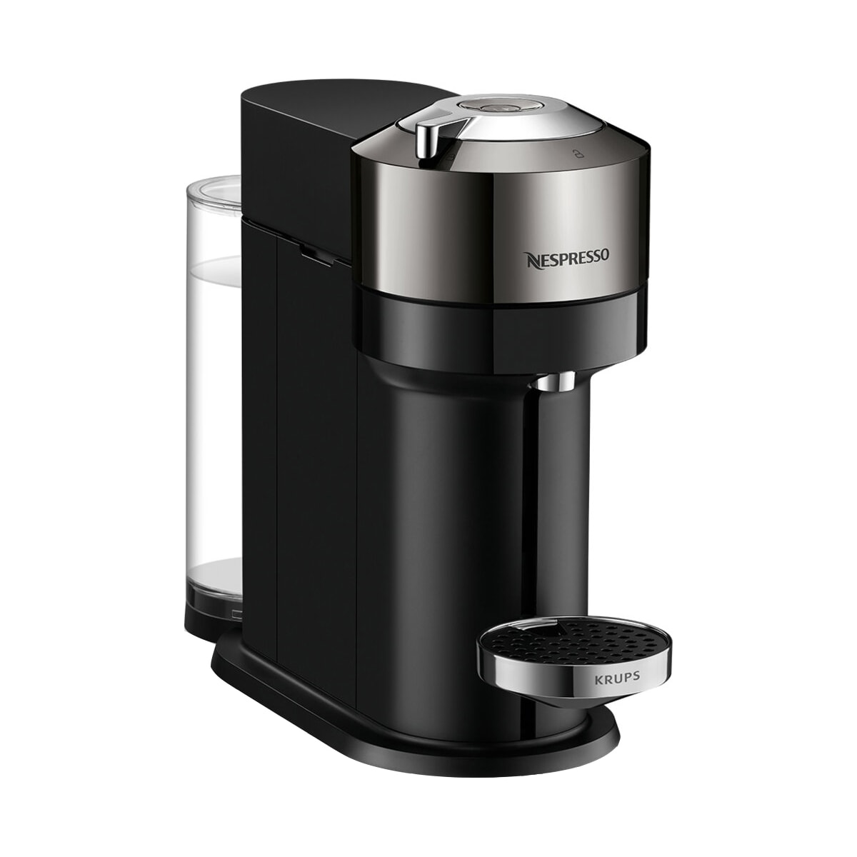 NESPRESSO® Vertuo Next kaffemaskin fra Krups, Mørk krom