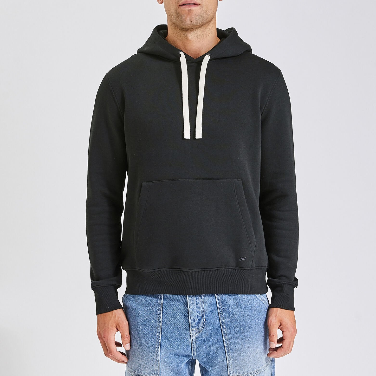 Sweat à capuche essentiel Noir