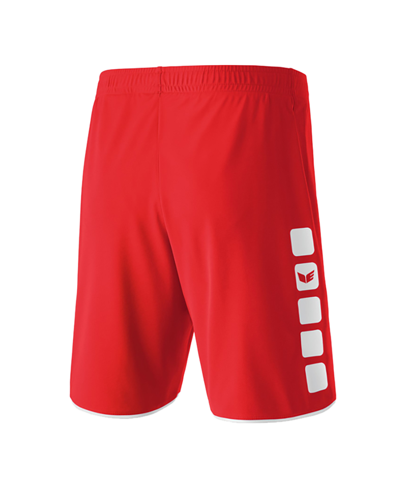Erima 5-Cubes Short Kids Rot Weiss