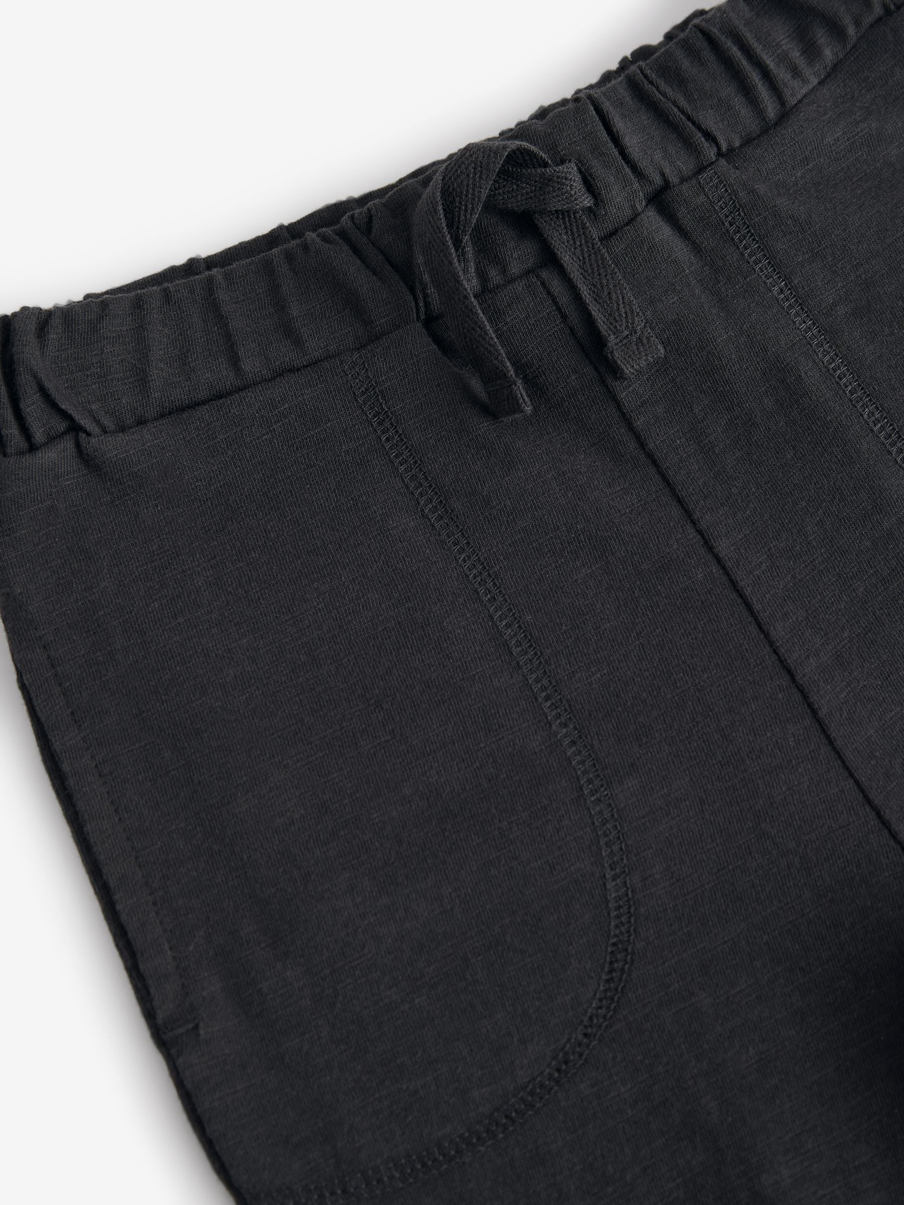 Antraciet - Lichte 100% katoenen jersey joggingbroek (3 mnd - 7 jr)