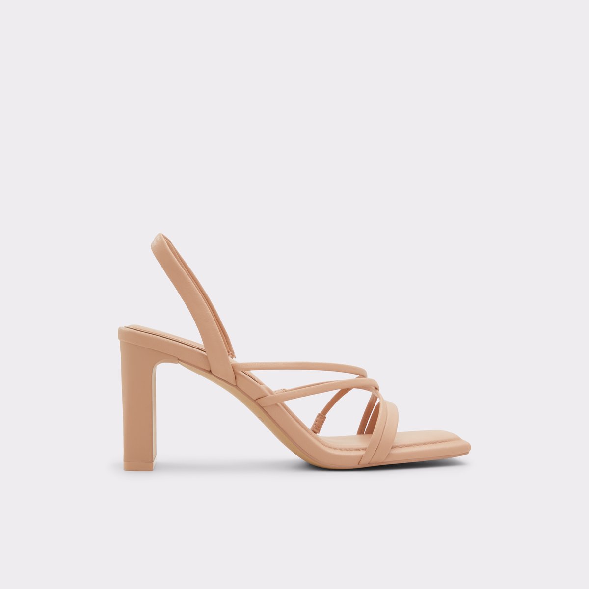 Heyworth Beige Overflow Women Block Heels