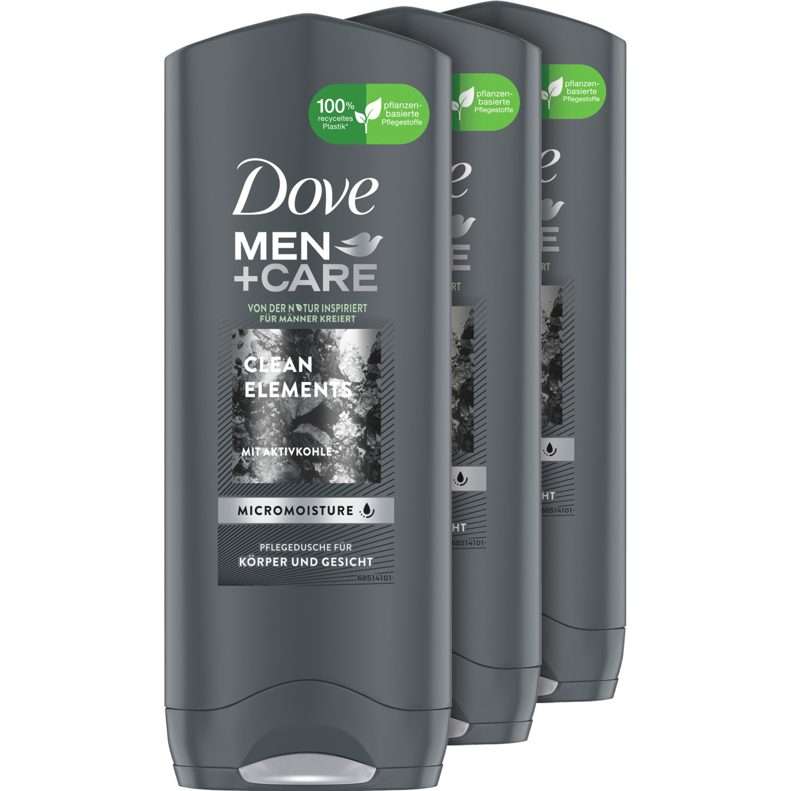 Dove Dusch Men Clean Elements 3 x 250 ml