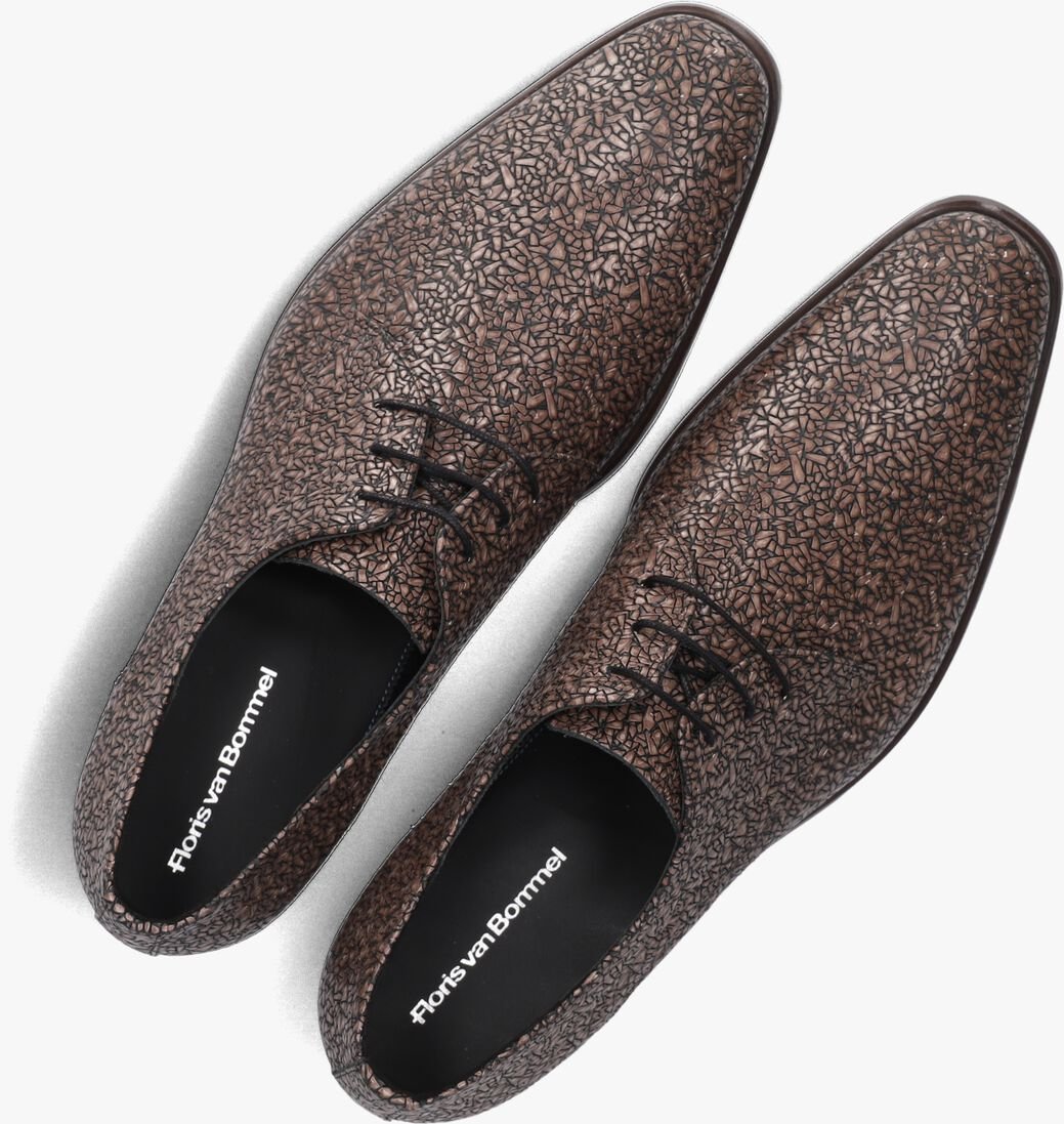 taupe floris van bommel nette schoenen sfm-30262 de stijler