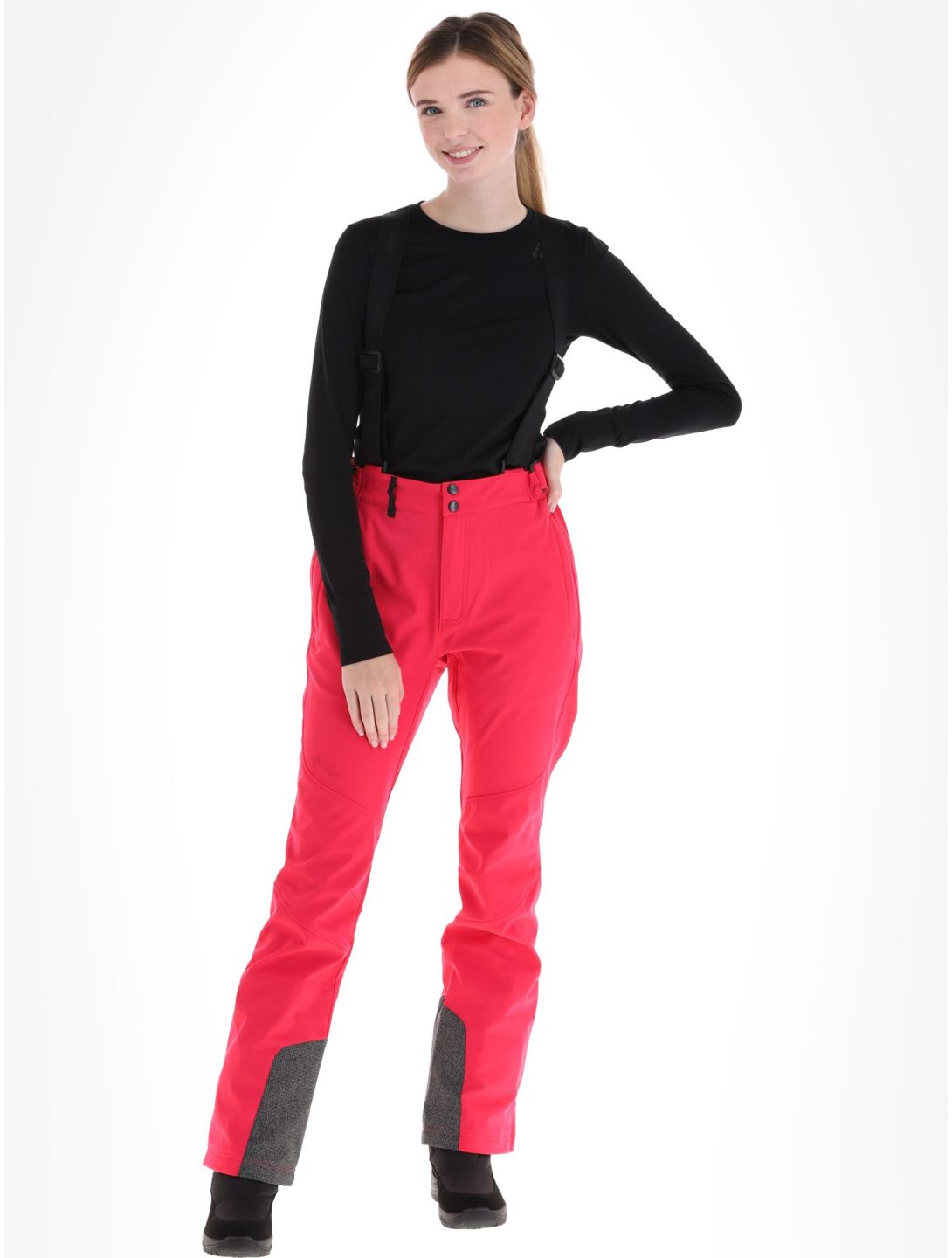 Rhea-w softshell skibroek dames  grote maten