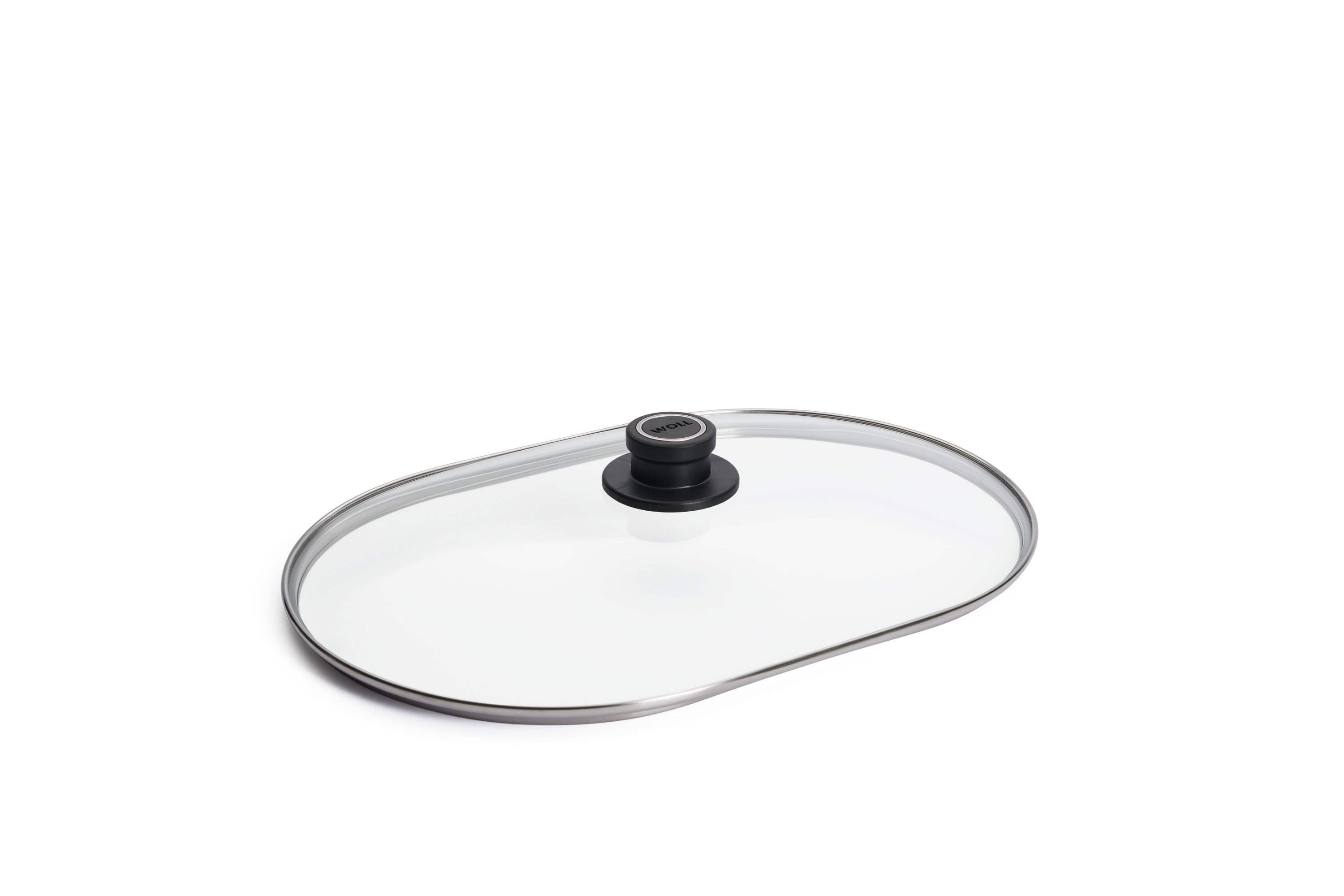 Sicherheitsglasdeckel, oval - Größe: 40 x 27 cm von WOLL