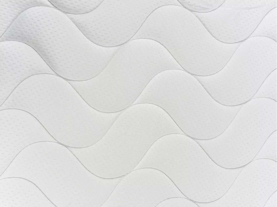 Ensemble 140 x 190 cm sommier coffre blanc + matelas ressorts ensachés 7 zones et mémoire de forme ép.24cm - MERISI de YSMÉE
