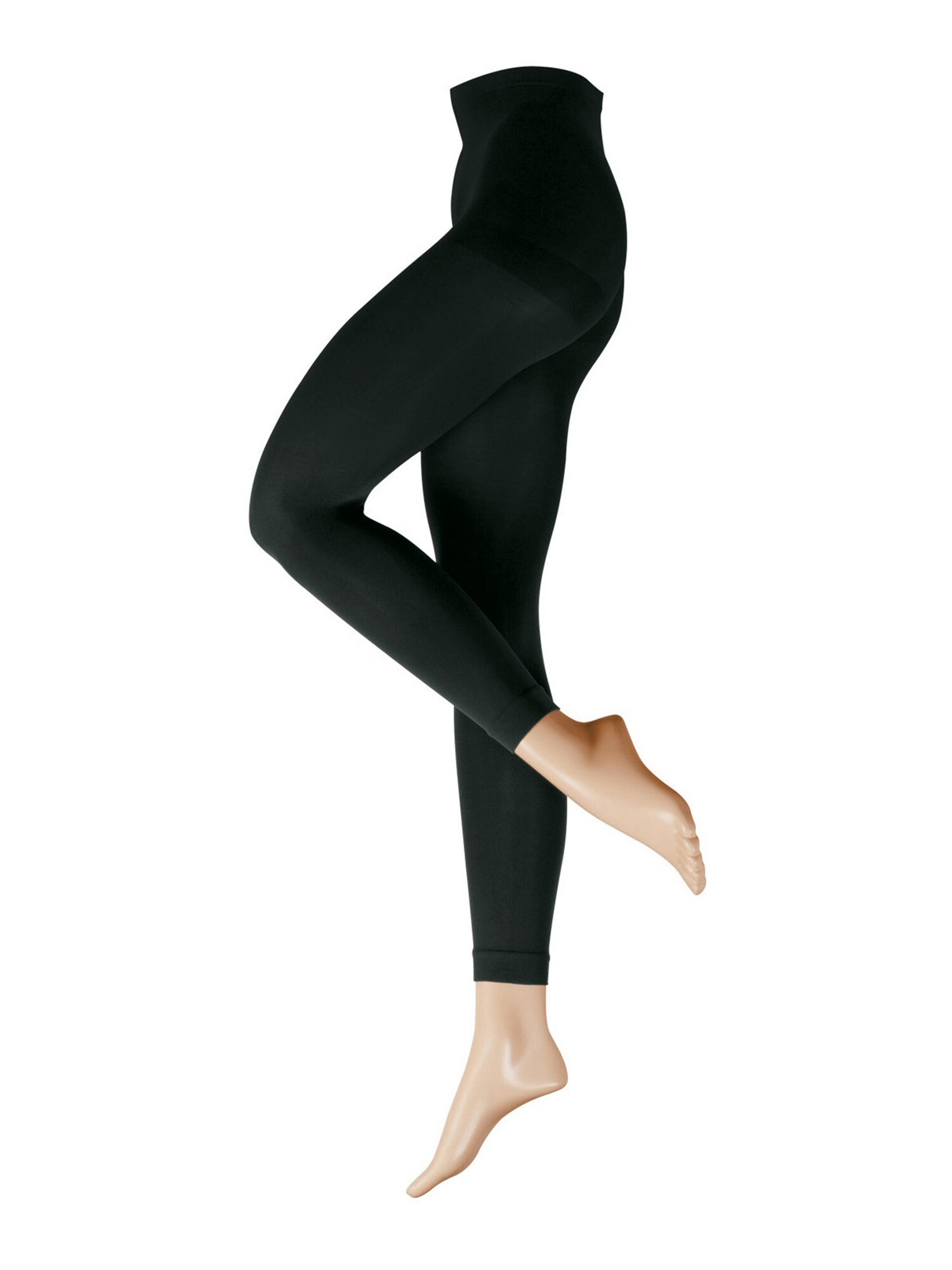 NUR DIE Damen Leggings Ultra-Blickdicht, 80 Den 2er Pack