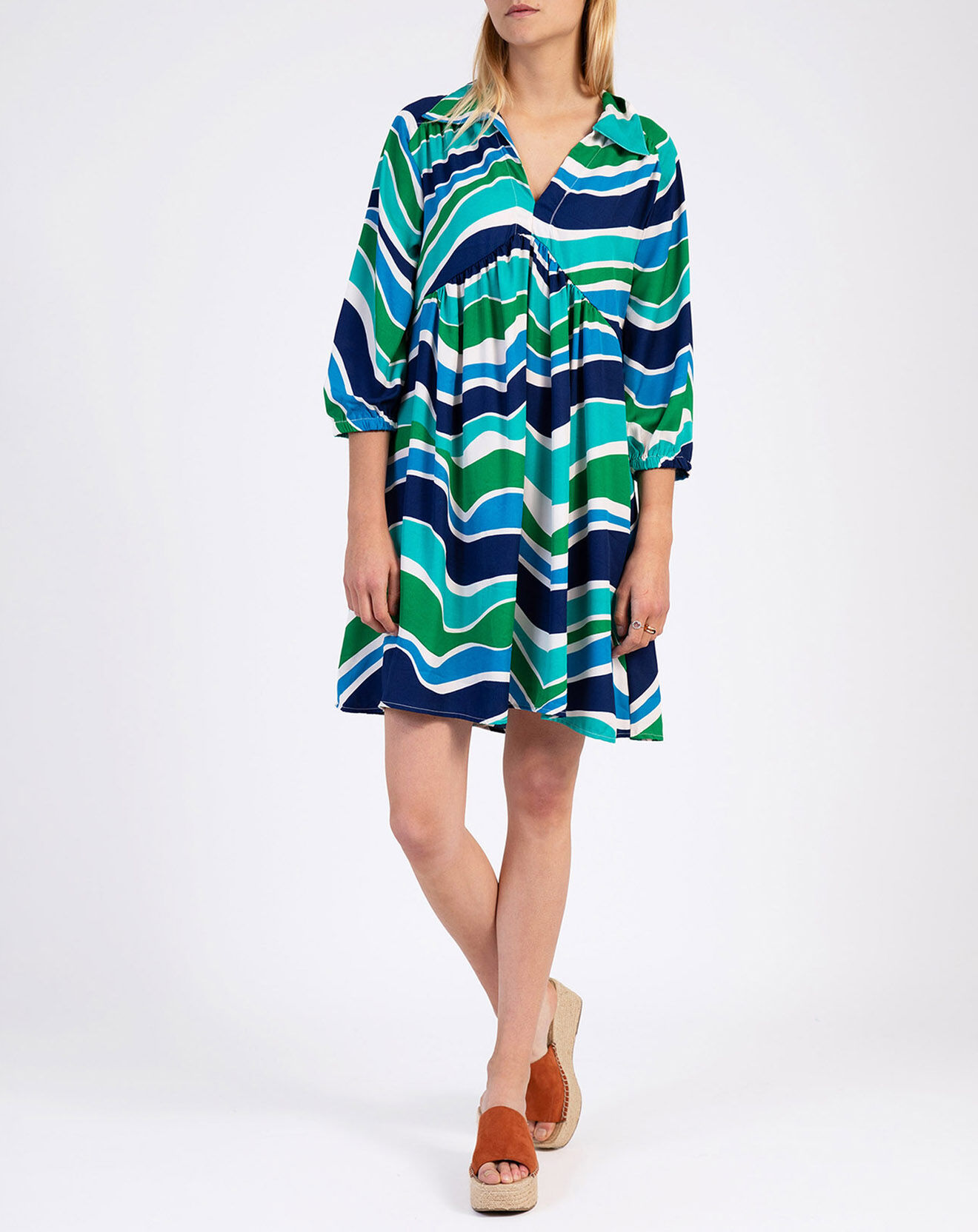 An'ge Robe Opio bleu/vert