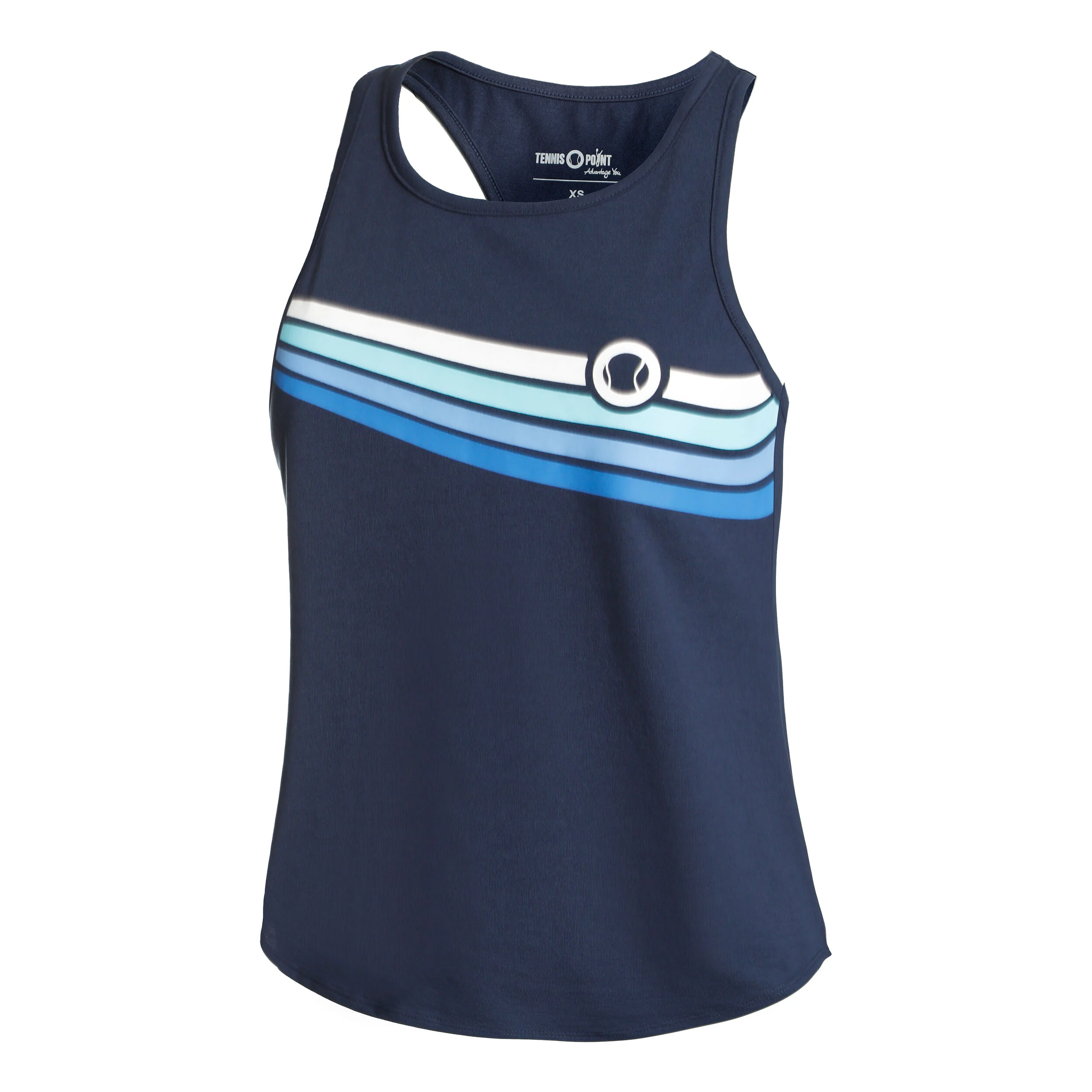 Tennis-Point Cotton Mix Débardeur Tank Top Edition Spéciale Femmes - Bleu Foncé , Multicouleur