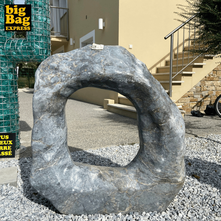 Sculpture de Jardin en Marbre Charcoal Troya 200kg