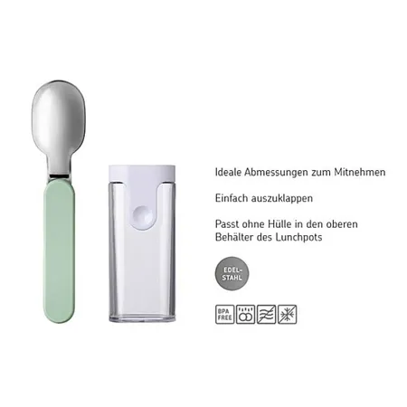 Mepal Faltbarer Löffel Ellipse - Vivid mauve