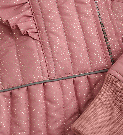 En Fant Thermokleidung - Alt Rose m. Rüschen/Glitter