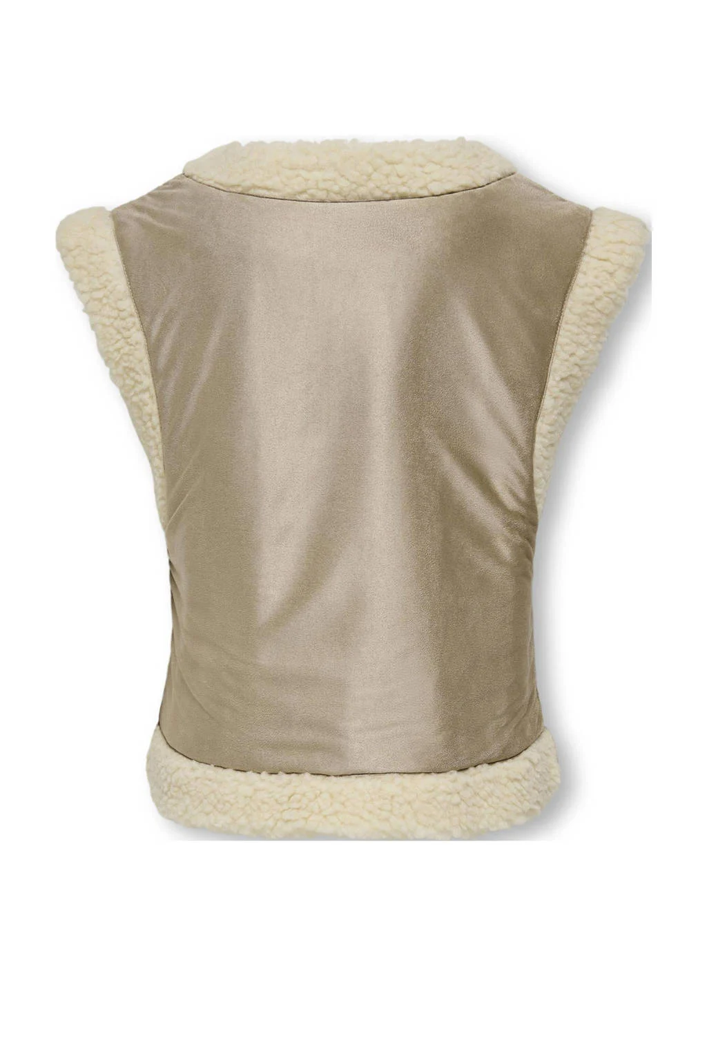 ONLY gebloemd gilet KOGKARLA lichtbruin/beige