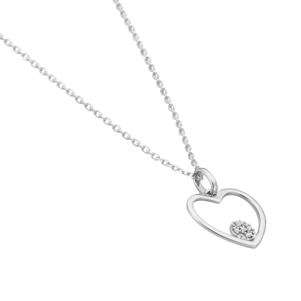 Collier Or Blanc Adwoa Diamants