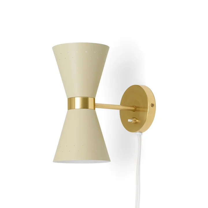 Audo - Collector Wandleuchte, crème