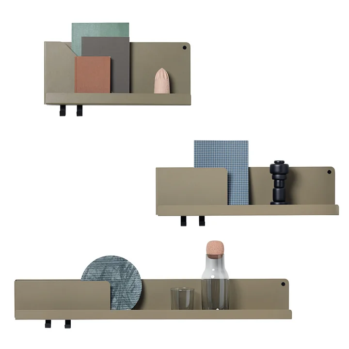 Muuto - Folded Shelves 51 x 22 cm, olive