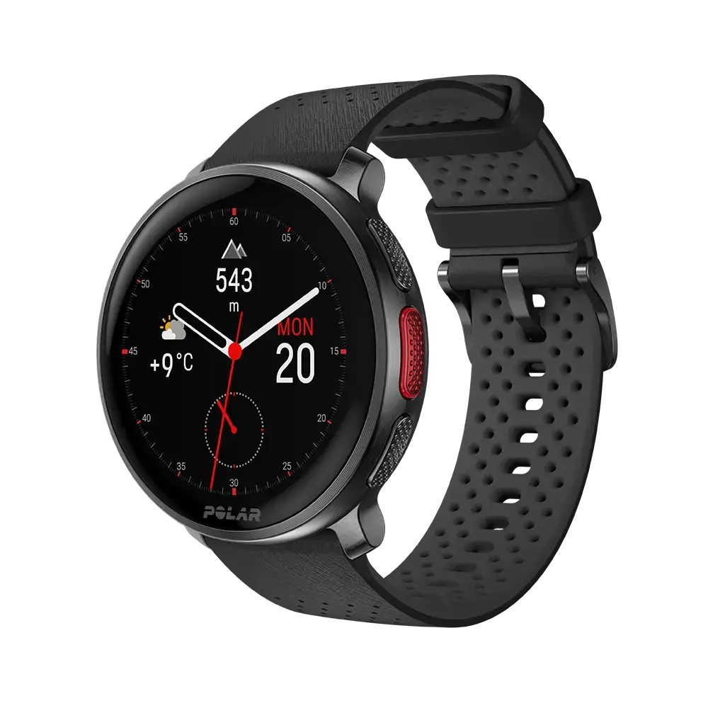 Polar Vantage V3 Sporthorloge Zwart/Zwart S-L