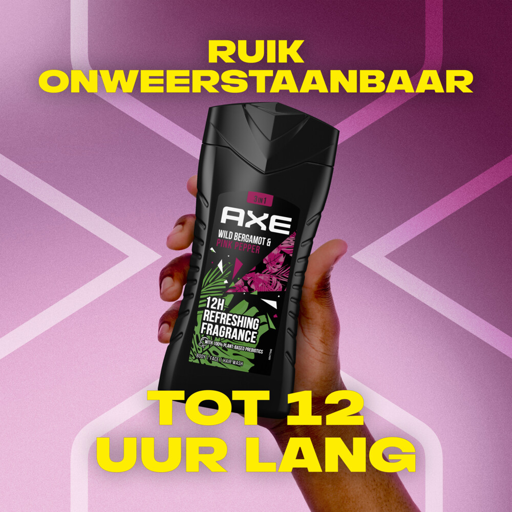 Axe 3-in-1 Douchegel Wild Fresh Bergamot & Pink Pepper250 ml