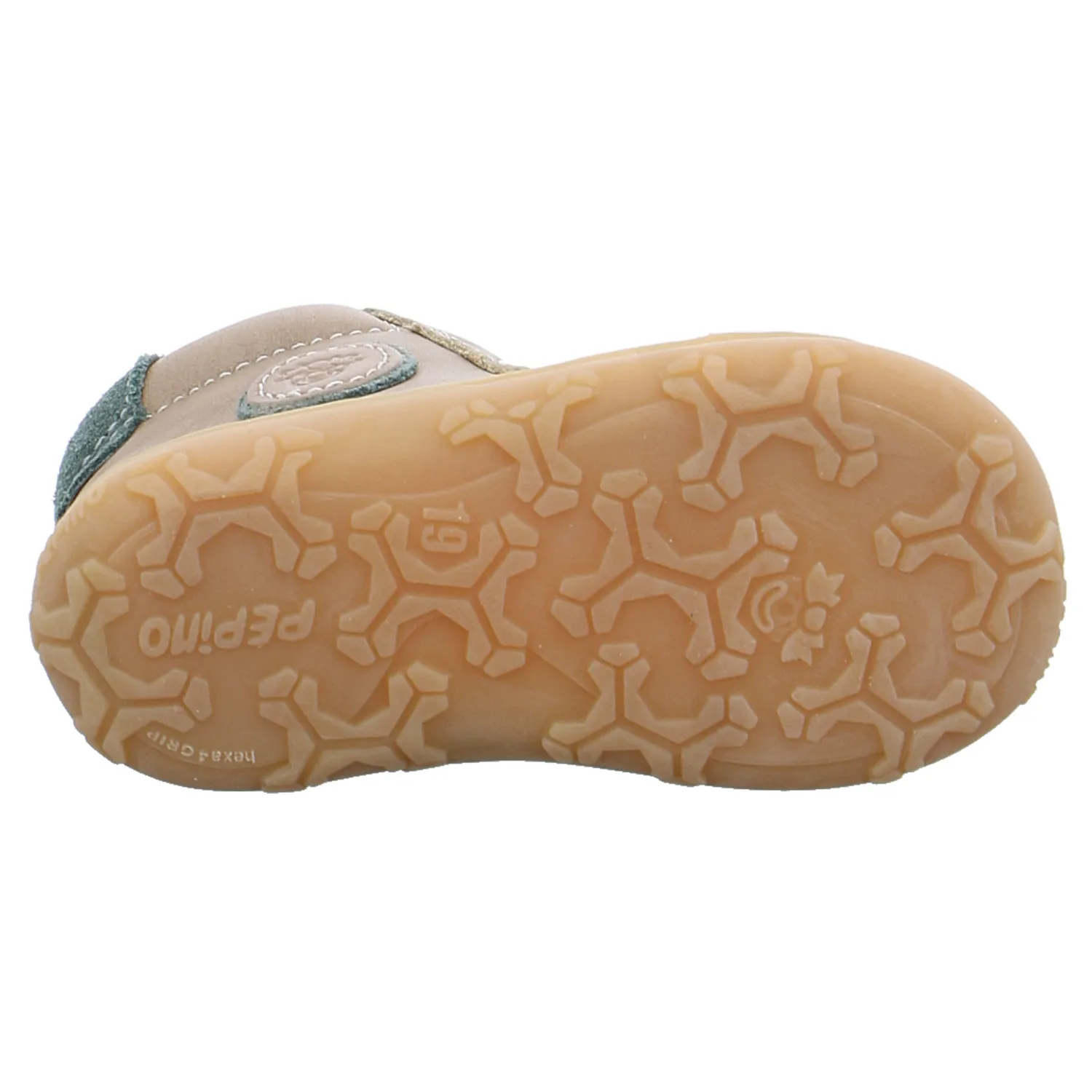 PEPINO Lauflernschuh Beige Leder  unisex Bottine