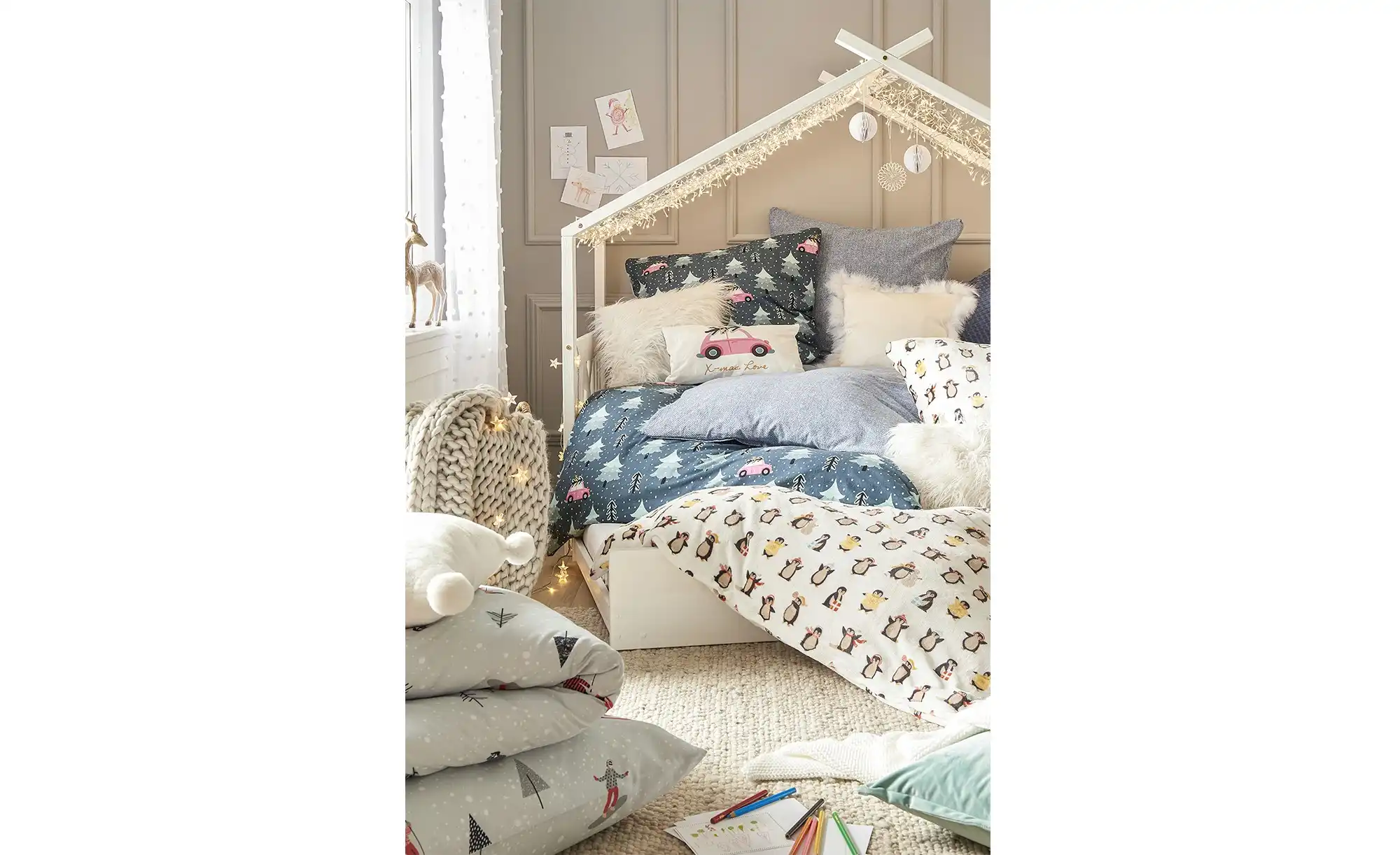 como Strick Plaid Hygge