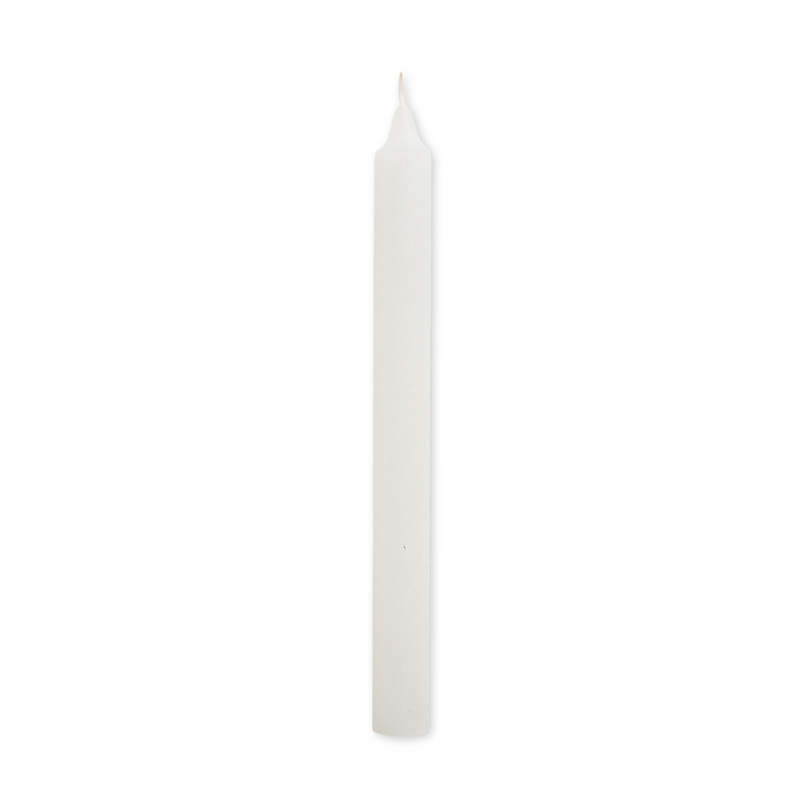 Dinerkaars rustiek - wit - ø2x24 cm