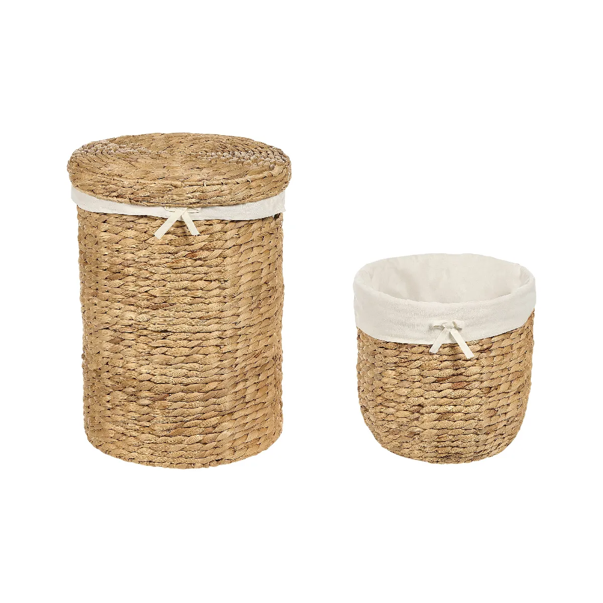 Beliani Lot de 2 paniers DANANG - Naturel