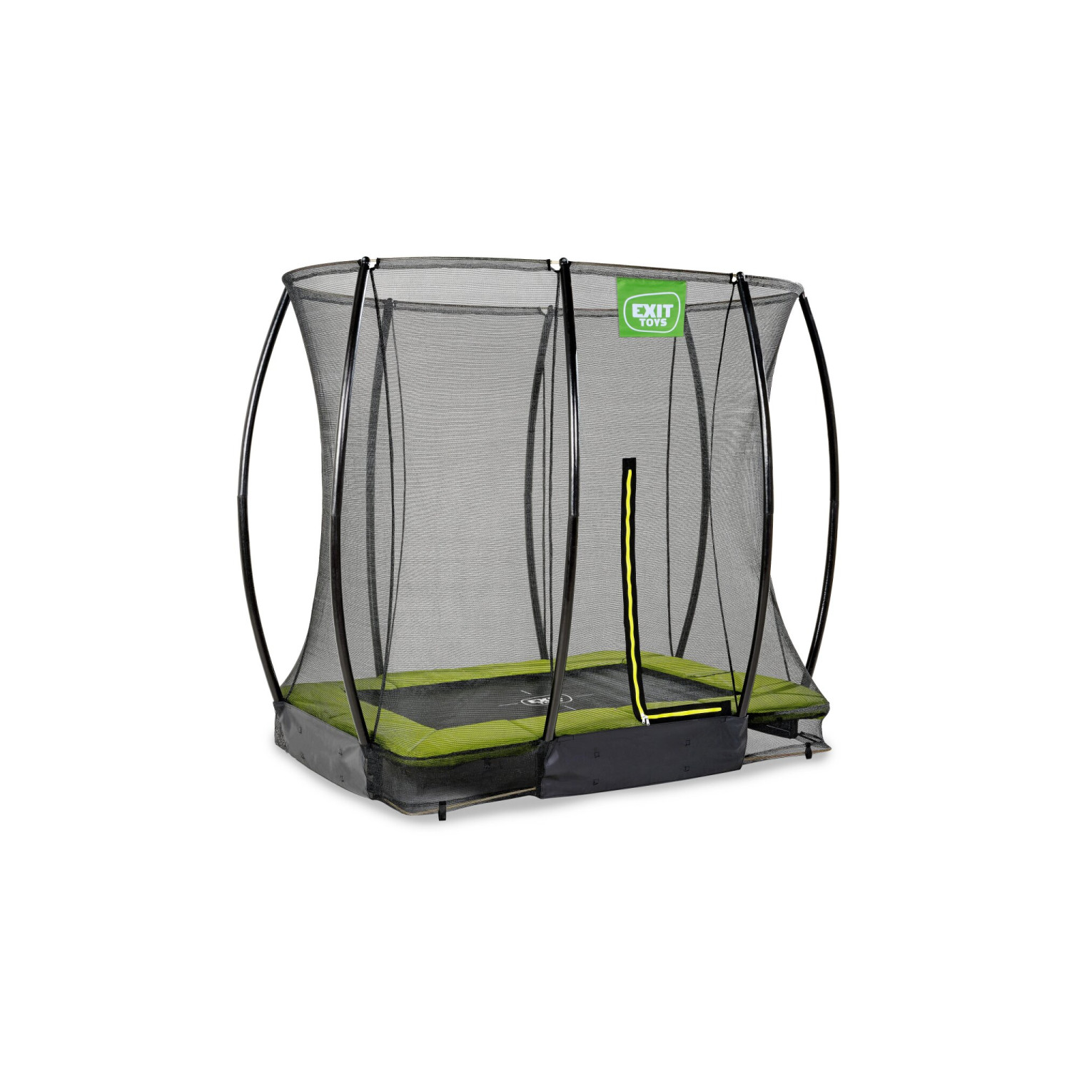 EXIT Silhouette inground trampoline 153x214cm met veiligheid