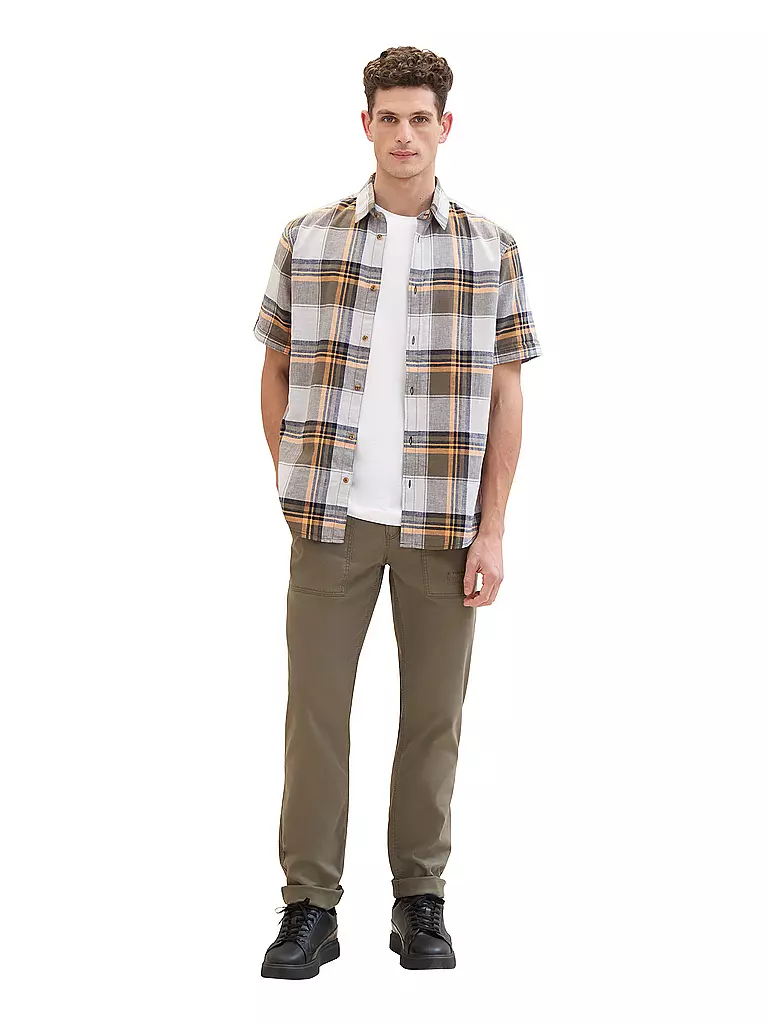 TOM TAILOR Hemd Regular Fit olive