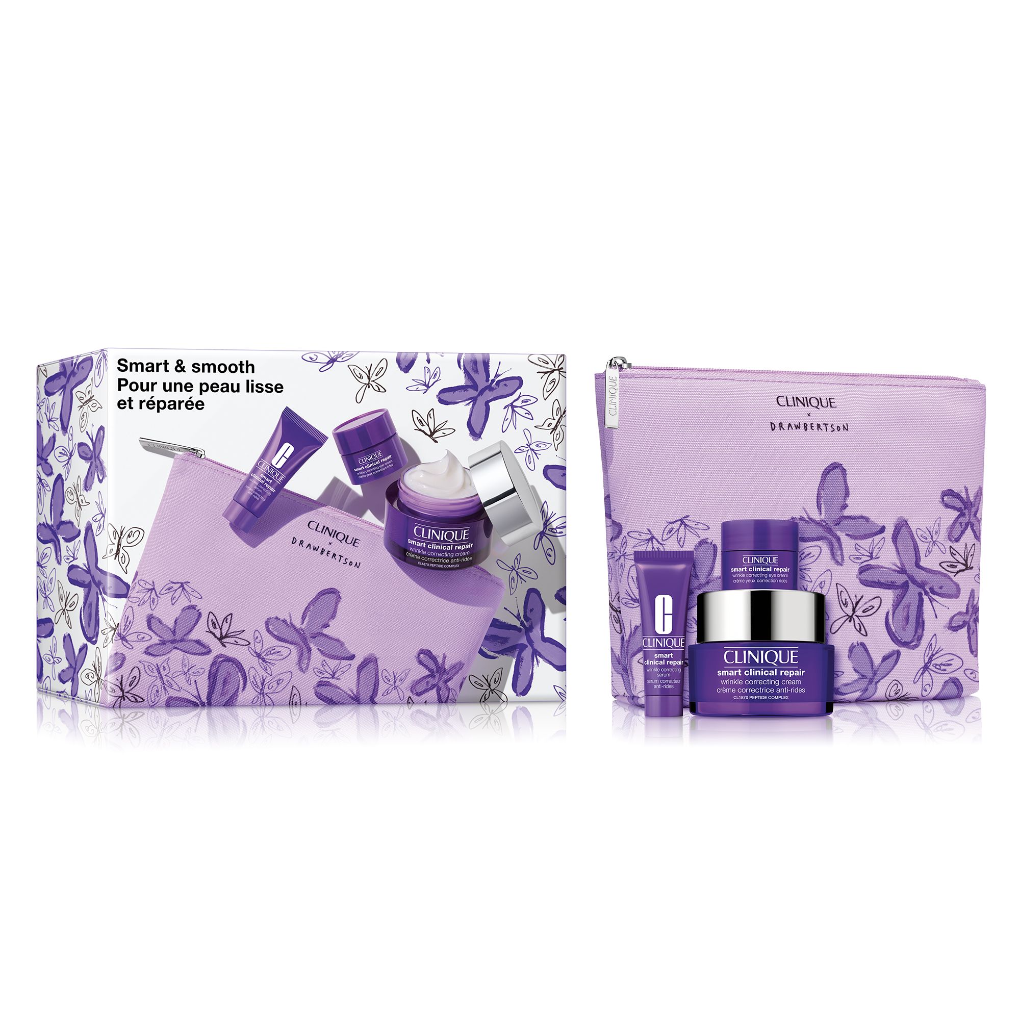 Set Smart & Smooth Tratamiento Antiedad Cofres lujo