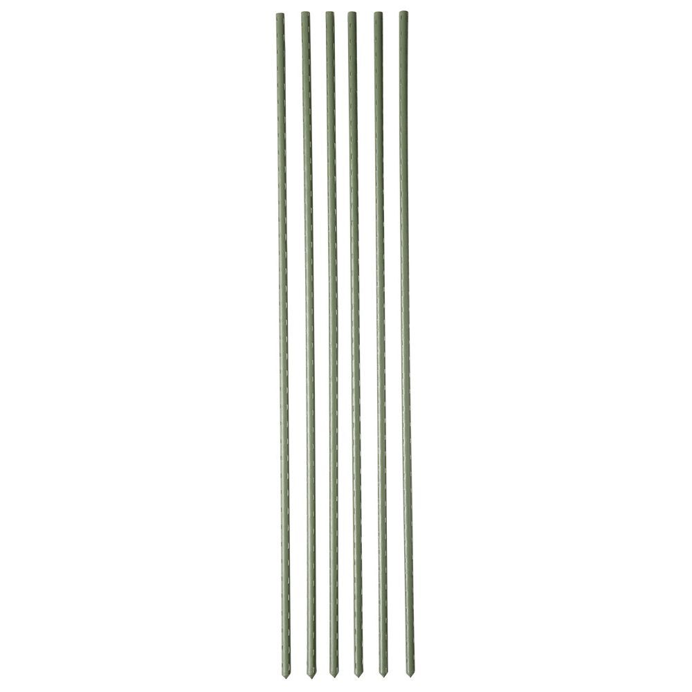 Tuteur en acier vert H60 cm x6
