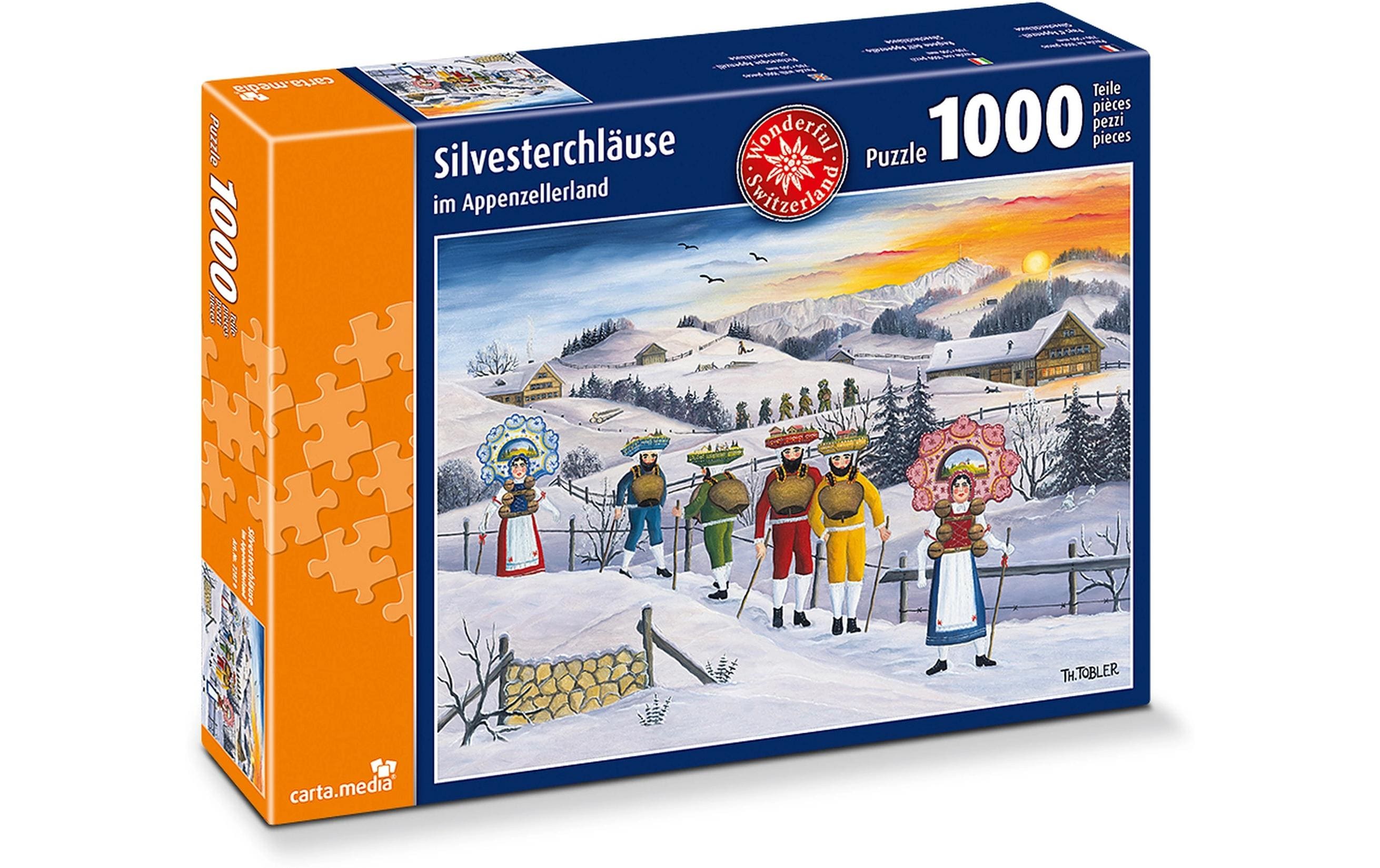 Puzzle Silvesterchläuse im AppenzellerlandKlassisches Puzzle