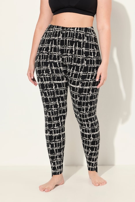 Leggings, grafischer Druck, Slim, Elastikbund